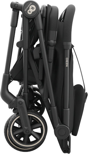 Kinderkraft Nebo Pushchair Suitable for Newborn Midnight Black