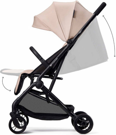 Kinderkraft Indy 3 Kinderwagen Kinderkraft Klad suitable für Neugeborene Coal Schwarz