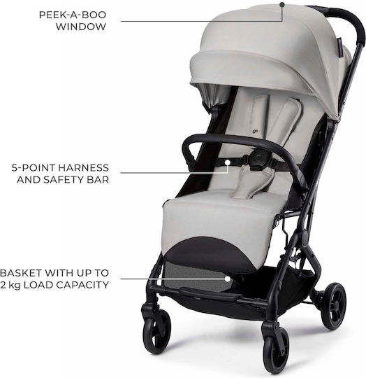 Kinderkraft Indy 3 Kinderwagen Kinderkraft Klad suitable für Neugeborene Coal Schwarz