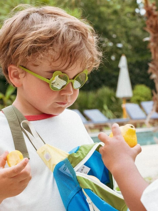 KiETLA Ourson Unbreakable Baby Sunglasses with Polarized Mirror Lens Green for 0-1 Year