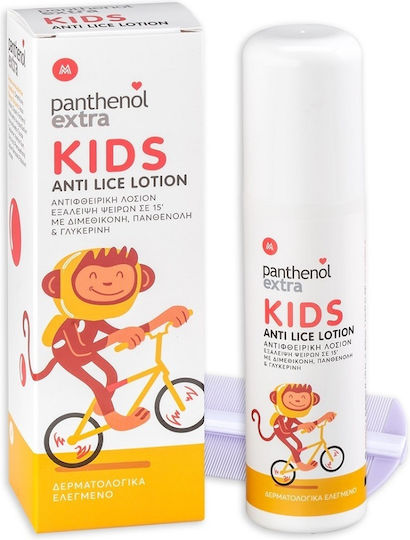 Panthenol Extra Läusebehandlungs Set mit Kamm & Lotion zur Vorbeugung gegen Läuse 125ml
