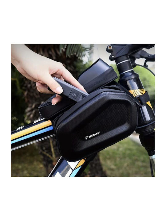 Waterproof Bicycle Phone Holder Side Pockets Transparent Touch Screen Smartphone Aria Trade