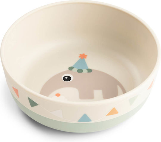 Done by Deer Kids Food Bowl Plastic Beige