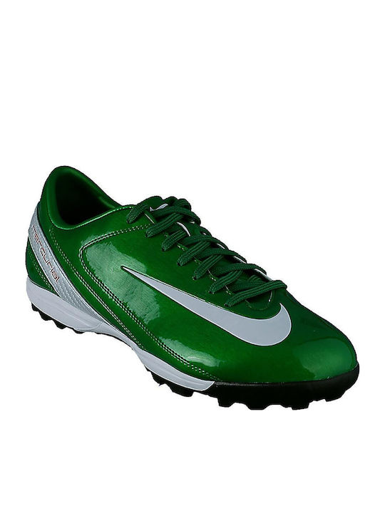 Nike Mercurial Veloci TF Football Shoes with Cleats Green