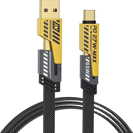 4in1 Multi Charging Cable Super Fast-pd 27w Usb 65w 1.5 Meters