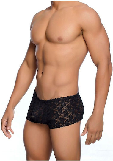 MOB Erotic Wear Ανδρικό Sexy Boxer Μαύρο