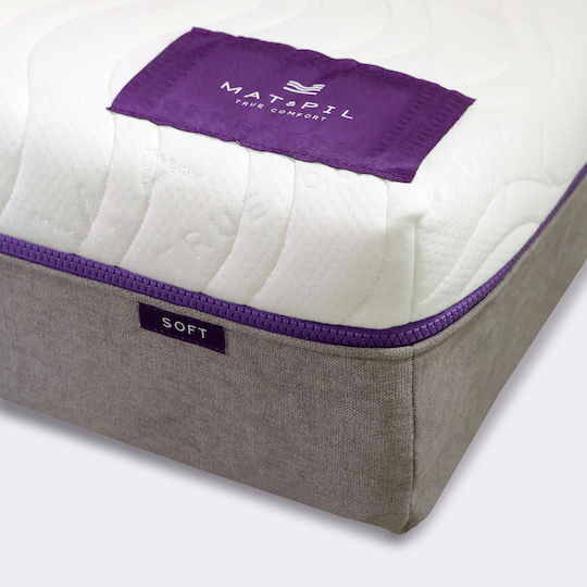 Mat&Pil Mat2senses Двоен Ортопедичен Матрак Пяна с Памет Пяна 150x200см СМ2С150