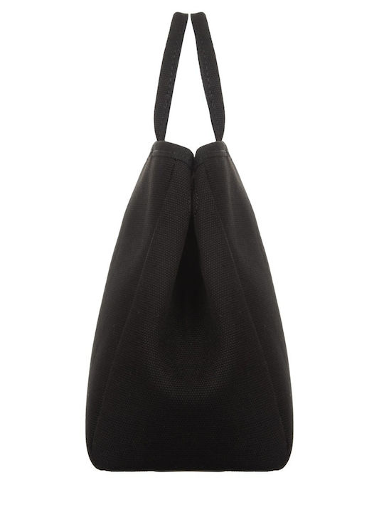 Fabric Women's Tote Handbag Black