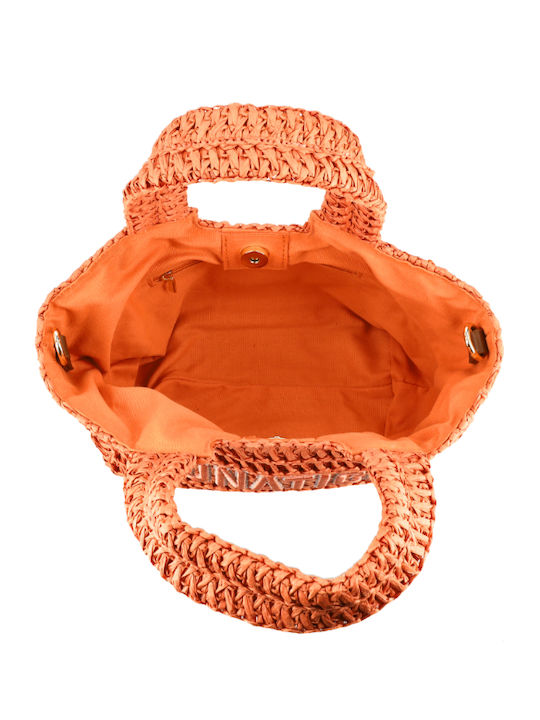 Straw Women's Shopper Bag Orange