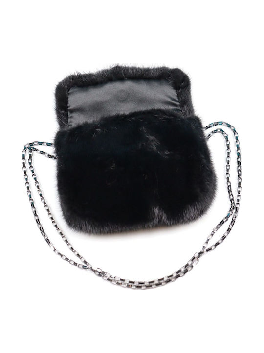 Fur Women's Handbag Crossbody Black