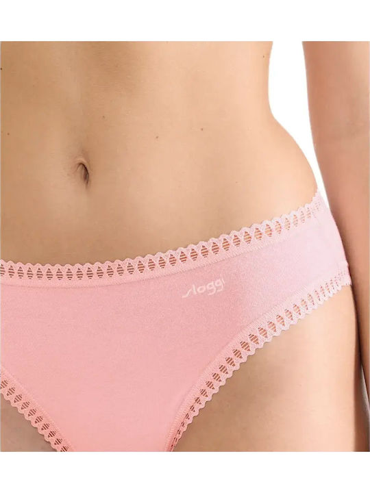 High Βαμβακερά Women's Slip 3Pack Salmon, Coral, Printed