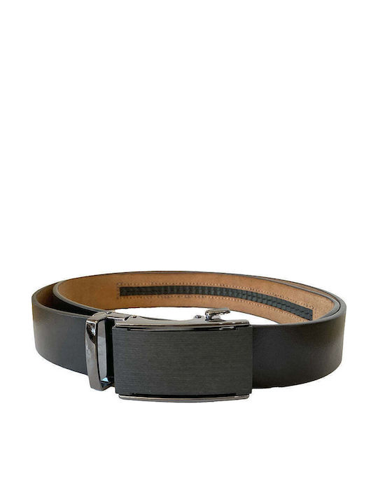 Herren Gürtel Leder Schwarz