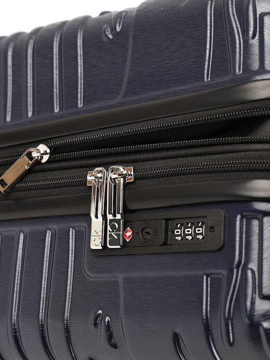 Calvin Klein Reisekoffer Kabinen Blau mit 4 Räder