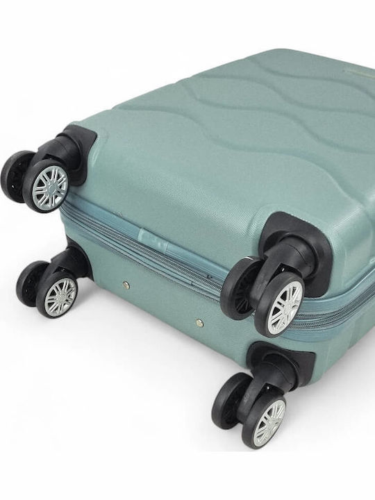 Greenwich Polo Club Cabin Hard Gray Suitcase with 4 Wheels Height 55cm