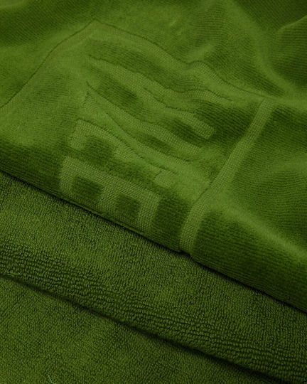Vilebrequin Organic Cotton Beach Towel Flap Pocket Militaire