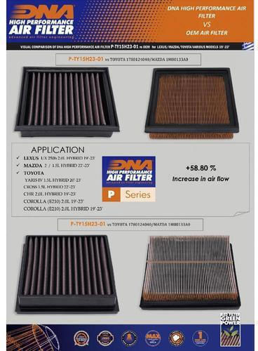 Toyota Aygo X Ab70 1.5 Hybrid 25-26 Dna Air Filter P-ty15h23-01