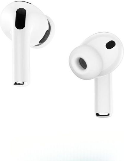 XO X8 In-ear Bluetooth Handsfree Ακουστικά με Αντοχή στον Ιδρώτα και Θήκη Φόρτισης Λευκά