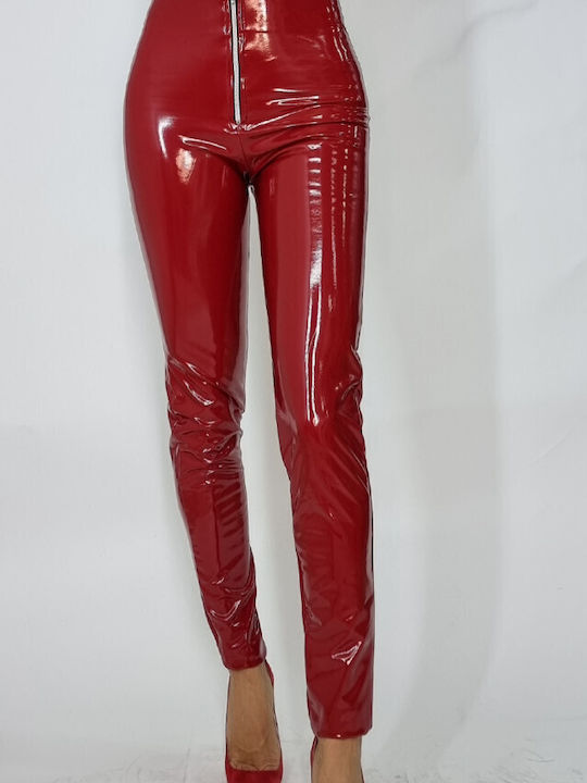 Pantaloni Dama Roșii Costum