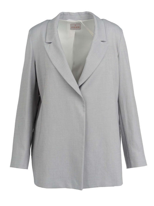 Marella Γυναικείο Σακάκι Light Grey