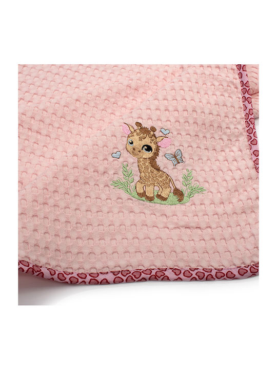 Dimcol Cot Blanket Giraffe 100x160cm