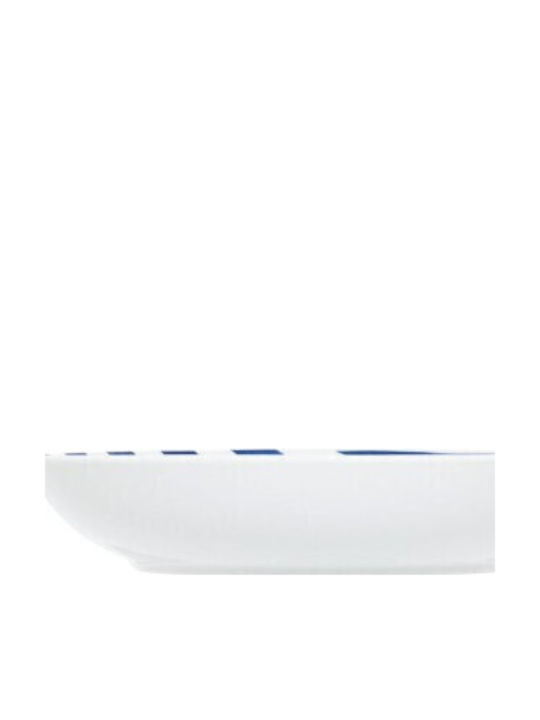 Estia Ligne Blue Deep Plate with Diameter 20cm 6 Pieces