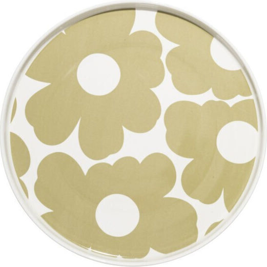 Estia Bloom Shallow Beige Plate with Diameter 27cm 6 Pieces