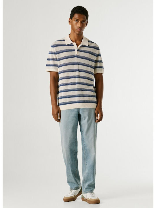 Polo Μπλούζα Washed-navy-blue
