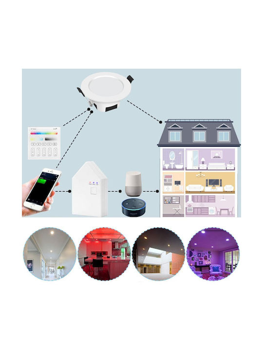 Recessed Spot with Built-in LED RGB White 10pcs