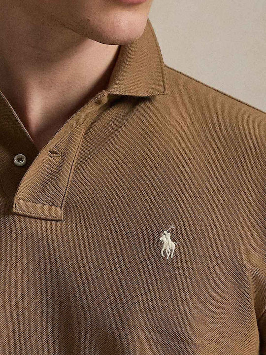Polo Short Sleeve Brown Blouse