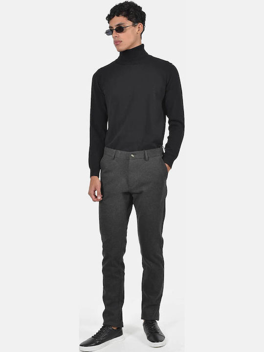 Men's Trousers Chinos Elastic Relaxed Fit Grey