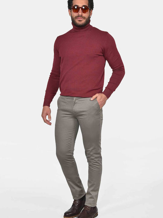 Herrenhose Chino Elastisch Khaki