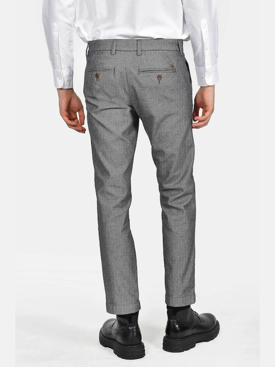 Men's Trousers Chinos Elastic Light Grey