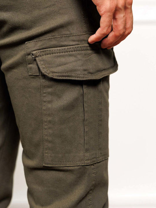 Men's Trousers Cargo Regular Fit Olive