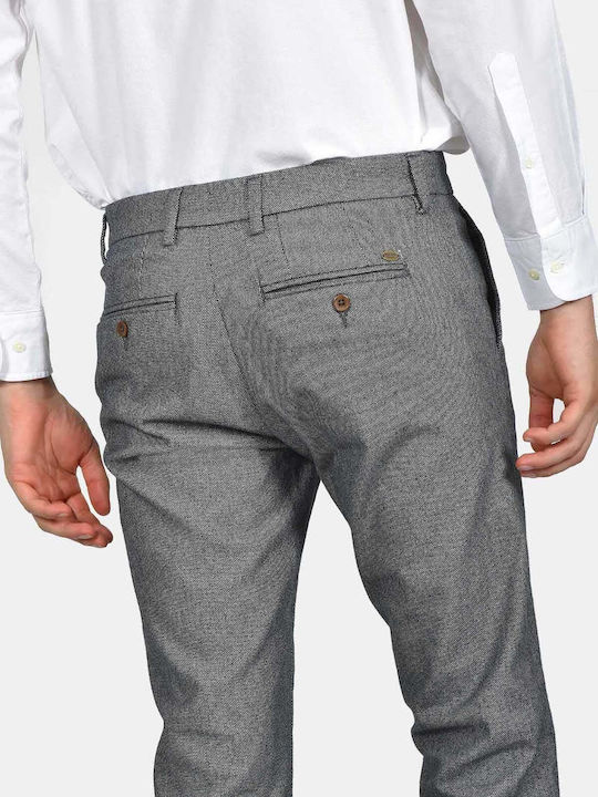 Men's Trousers Chinos Elastic Light Grey