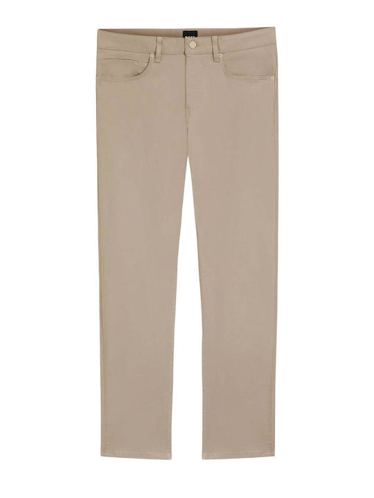 Trousers in Slim Fit Brown