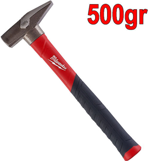 Milwaukee Lockstock Hammer 500gr with Fiberglass Handle 4932478663