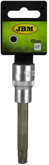 JBM Walnut with Spline Head and Socket 1/2'' M10x100mm