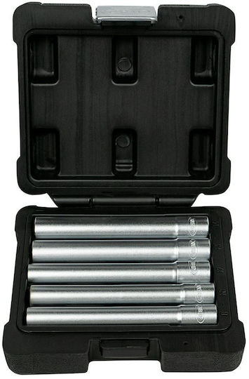 JBM Дълги Битови ключове с Ален и Квадратно Гнездо 3/8'' Комплект 5бр