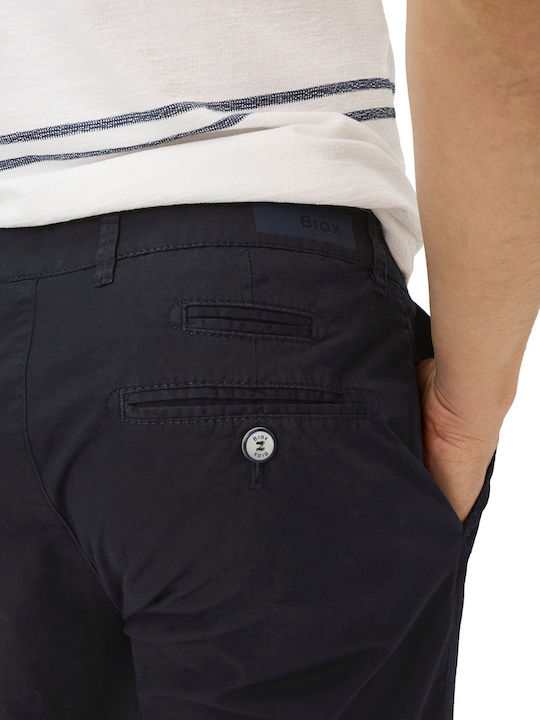 Chino Trousers in Straight Leg Dark Blue
