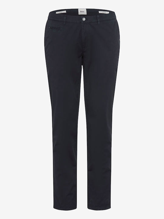 Chino Trousers in Straight Leg Dark Blue