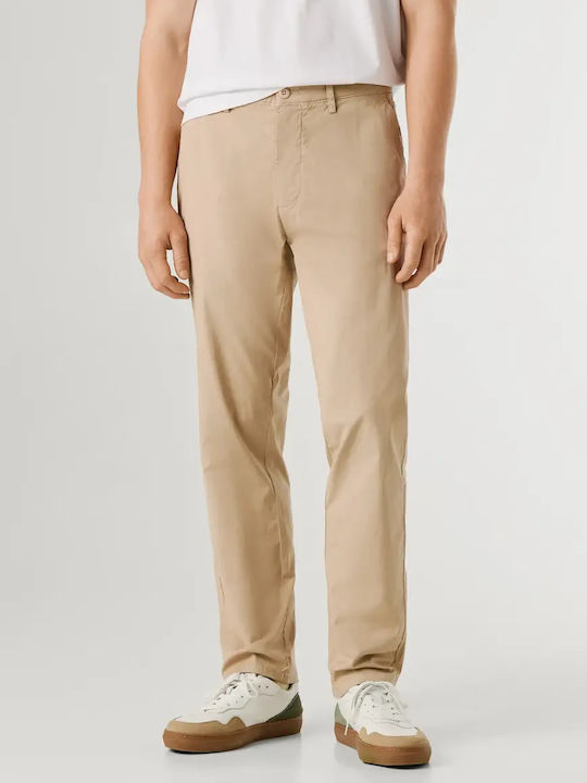 Παντελόνι Chino σε Slim Εφαρμογή Μπεζ