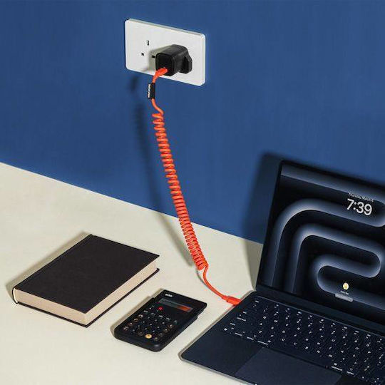Native Union USB 2.0 Cable USB-C male - USB-C 60W PD Κόκκινο 2.4m
