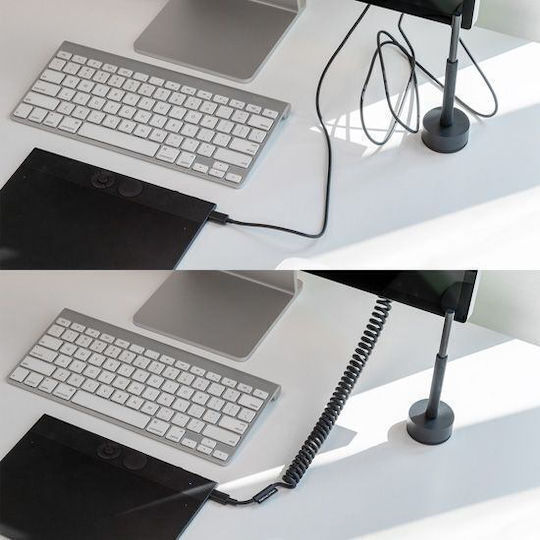 Native Union USB 2.0 Cable USB-C male - USB-C 60W PD Μαύρο 2.4m