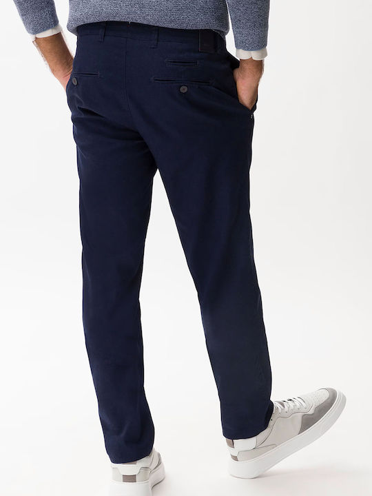 Chino Trousers in Slim Fit Dark Blue