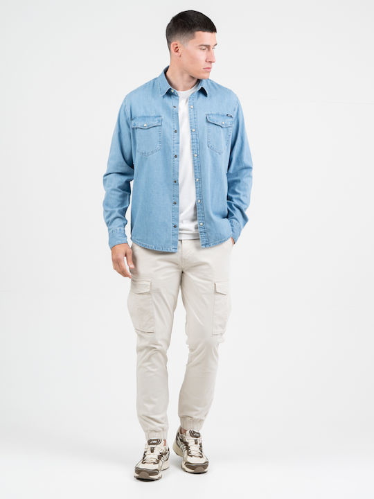 Παντελόνι Cargo Off White