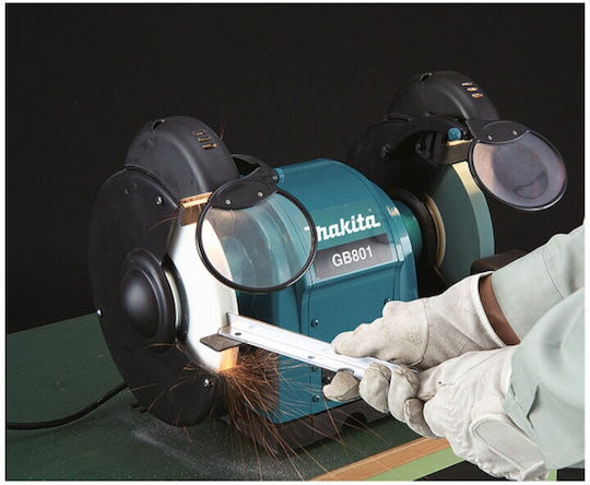 Makita Δίδυμος Τροχός GB801 με Ισχύ 550 Watt