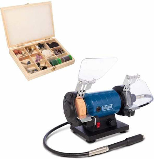 Scheppach Δίδυμος Τροχός 5903112901 με Ισχύ 120 Watt