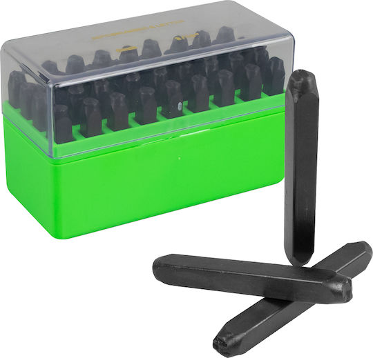 JBM 52422 Stamped Letters Hand Tool Set 5mm 36pcs