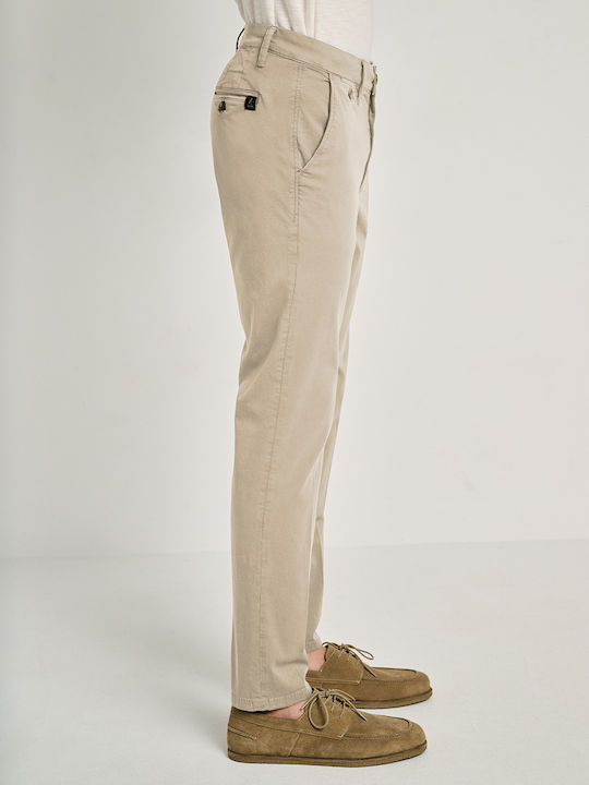 Culton Men's Trousers Chinos Elastic Beige Light