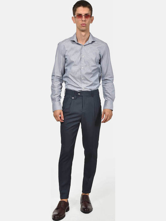 Pantalon Bărbați Elastic Regular Fit Gri